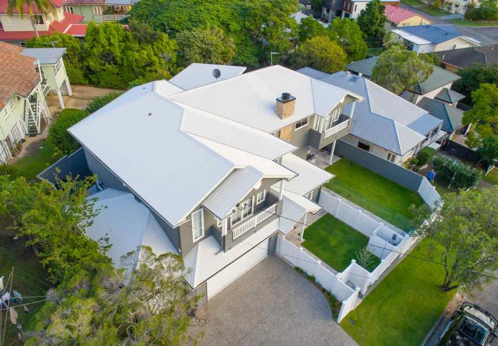 Aerial Shot 10 Glyn St Coorparoo — Metal Roofing In Coomera, QLD