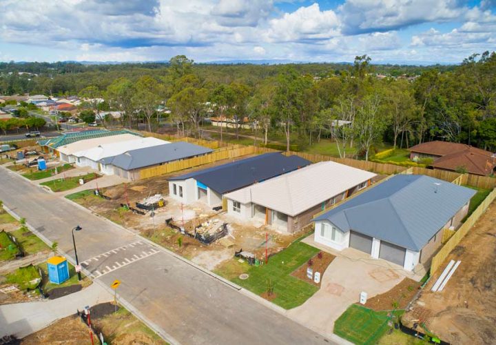 Aerial Shots Maggiolo Street Boronia Heights — Metal Roofing In Coomera, QLD