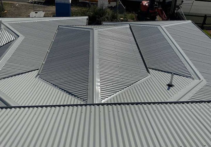 Gray Metal Roof — Metal Roofing In Coomera, QLD