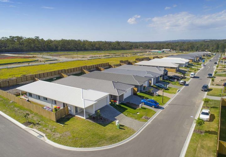 Top Left View of Houses — Metal Roofing In Coomera, QLD