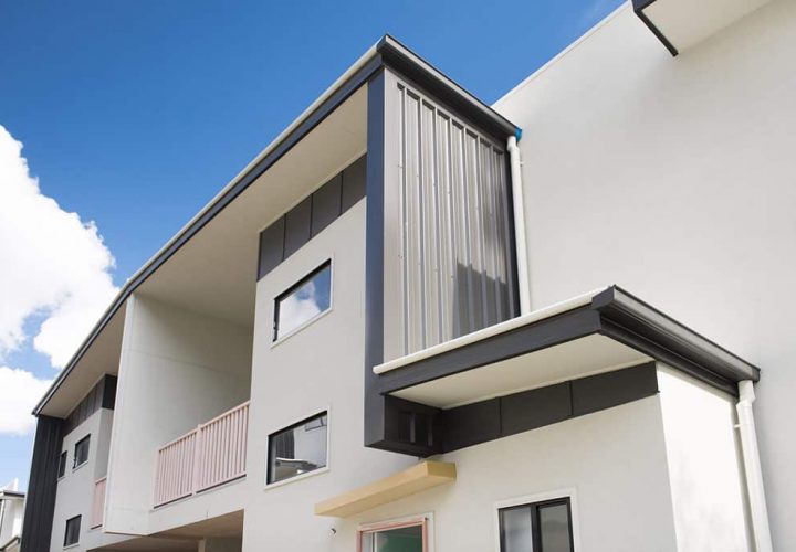 Apartment Wall Cladding — Metal Roofing In Coomera, QLD